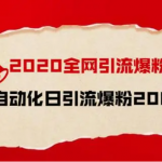 2020全网引流爆粉特训营:全面的平台升级玩法 日引流爆粉200-500-网创指引人