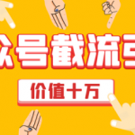 价值十万公众号拦截引流技术,强制排名,公众号快速排名实战教程-网创指引人