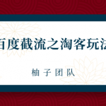 2021最新百度截流之淘客玩法，布局流量一单利润可达300+【视频课程】
