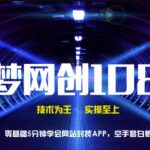 千梦网创108计第3计：零基础5分钟学会网站封装APP，空手套白狼月入三千【视频课程】-网创指引人