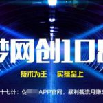 千梦网创108计第27计:伪CR APP官网,暴利截流月赚三万-网创指引人