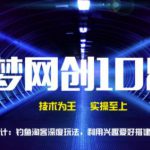 千梦网创108计第17计：钓鱼淘客深度玩法，利用兴趣爱好搭建百万淘客站-网创指引人