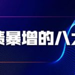 业绩暴增的八大绝招,销售员必须掌握的硬核技能(9节视频课程)-网创指引人