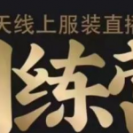 7天线上服装直播训练营,打造爆款日出万单【视频课程】-网创指引人