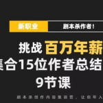 DanlelLe·剧本杀创作写作变现营,讲着故事就把钱挣了,让你年入百万-网创指引人