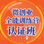 青创繁星·微创业全能训练营认证班,手把手教你深入探究创业的成功秘诀-网创指引人