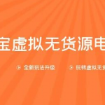 龟课淘宝虚拟无货源电商第10期：一步步教您如何通过淘宝，批量运营虚拟店铺(送1+4+5)