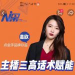 点金手主播三高话术赋能课,直播间高成交话术【视频课程】-网创指引人