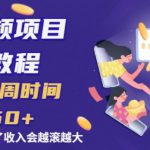 中视频项目操作教程:实操一周时间收入150+后面数量起来了收入会越滚越大