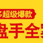 拼多多超级爆款操盘手全案课,教你新店0-1快速突破