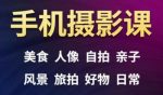 手机摄影一次学透，教程内容包括：美食、人像、自拍、风景、好物等-网创指引人