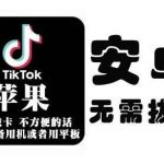 tiktok海外版短视频操作教程(苹果/安卓)，帮助国内也能刷海外版抖音-网创指引人