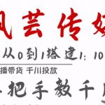 枫芸传媒11月千川最新玩法,手把手教你搭建1:10的计划-网创指引人