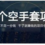 23个空手套项目大合集，0成本0投入，干了就赚钱纯空手套生意经-网创指引人