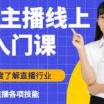 黑牛带货主播线上入门课，深度了解直播行业及提升直播各项技能-网创指引人