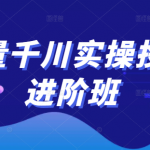 巨量千川实操投放进阶班，投放策略、方案，复盘模型和数据异常全套解决方法-网创指引人