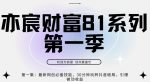 亦宸财富81系列第1季第1集：最新网创必备技能，30分钟玩转抖音破局，引爆被动收益-网创指引人