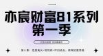 亦宸财富81系列第1季第8集:性感美女+怀旧+短视频,包你日入1000+-网创指引人