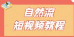【瑶瑶短视频】自然流短视频教程，让你更快理解做自然流视频的精髓-网创指引人