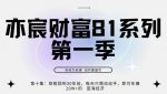 亦宸财富81系列第1季第10集:穿梭回到20年前,每天只需动动手便可年入20w+的蓝海经济-网创指引人