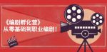《编剧孵化营》从零基础到职业编剧,偷偷努力三个月,让世界聆听你的故事-网创指引人