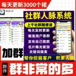 微信群采集系统,每天实时更新1000+微信群【永久免费版】-网创指引人