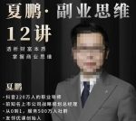 夏鹏·副业思维12讲,透析财富本质,掌握商业思维-网创指引人