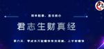 君志生财真经第六关：零成本万能赚钱单页搭建，上手即赚钱-网创指引人