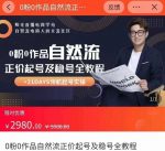 0粉0作品自然流正价起号及稳号全教程,专业自然流起号机构流程化教学-网创指引人