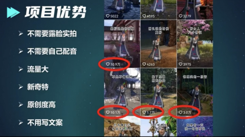 抖音原创动漫玩法,不用露脸,非常适合新手去操作