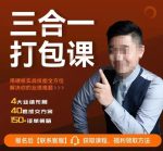 小伟老师讲谈单销售硬核实战三合一课程，用硬核实战技能全方位解决你的业绩难题-网创指引人