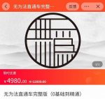 灯鱼·无为法直通车完整版:从0到彻底精通直通车,用无为法思维,永远不会亏损-网创指引人