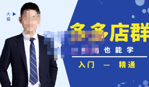 98K电商学院·拼多多店群培训课,0基础也能学,从入门到精通-价值2499元