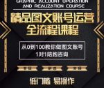 精品抖音图文账号运营全流程课程，从0到100教你做图文账号（低门槛，易操作）-网创指引人