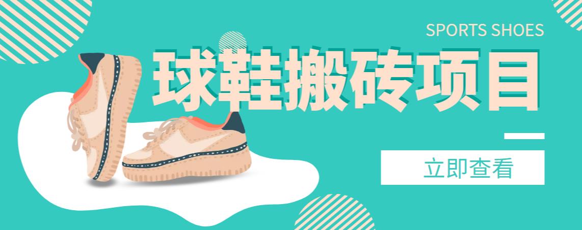 【搬砖必备】外面收费998的球鞋搬砖项目,月入轻松5000+的项目案例解析