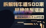 牛牛·500家餐饮品牌搭建&短视频深度解析,拆解牦牛道500家品牌体系搭建-网创指引人