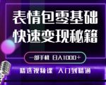 动态背景表情包取图小程序，1万播放量收益10~15元，一条大热门赚几千上万-网创指引人