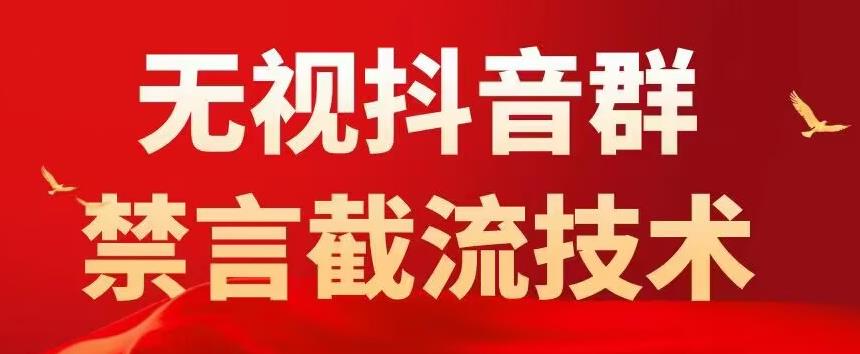 外面卖1500抖音粉丝群无视禁言截流技术,抖音黑科技,直接引流,0封号