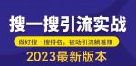 外面收费980的最新公众号搜一搜引流实训课,日引200+-网创指引人