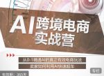 白龙老师·AI跨境电商实战营:从0-1精通Al的真正有效电商玩法,卖家如何利用Al快速超车-网创指引人
