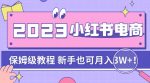 阿本小红书电商陪跑营4.0，带大家从0到1把小红书做起来-网创指引人