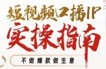 周百见·短视频口播IP实操指南视频课,不做爆款做生意-网创指引人