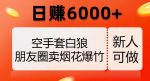 空手套白狼,朋友圈卖烟花爆竹,日赚6000+【揭秘】-网创指引人