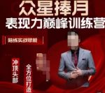 众星捧月表现力巅峰训练营,全方位打造,陪练实战赋能-网创指引人
