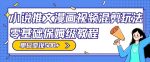 小说推文漫画视频混剪玩法，零基础保姆级教程，单日变现500+-网创指引人