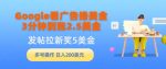 Google看广告撸美金,3分钟到账2.5美金,发帖拉新5美金,多号操作,日入200美元-网创指引人