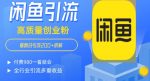 闲鱼怎么做到日引流200+创业粉全行业付费980拆解一看就会-网创指引人