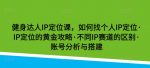 健身达人IP定位课,如何找个人IP定位·IP定位的黄金攻略·不同IP赛道的区别·账号分析与搭建-网创指引人