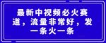 最新中视频必火赛道，流量非常好，发一条火一条-网创指引人